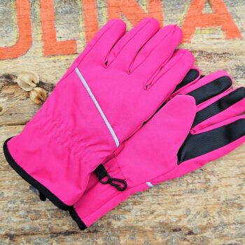 Laste | noorte kindad fuksiaroosad fliisvoodriga