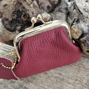 Rahakott mündikott veinipunane väike